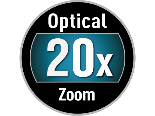 Optický 20x zoom