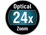 Optické 24-násobné priblíženie