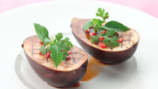 Spicy Eggplant with Citrus Dressing