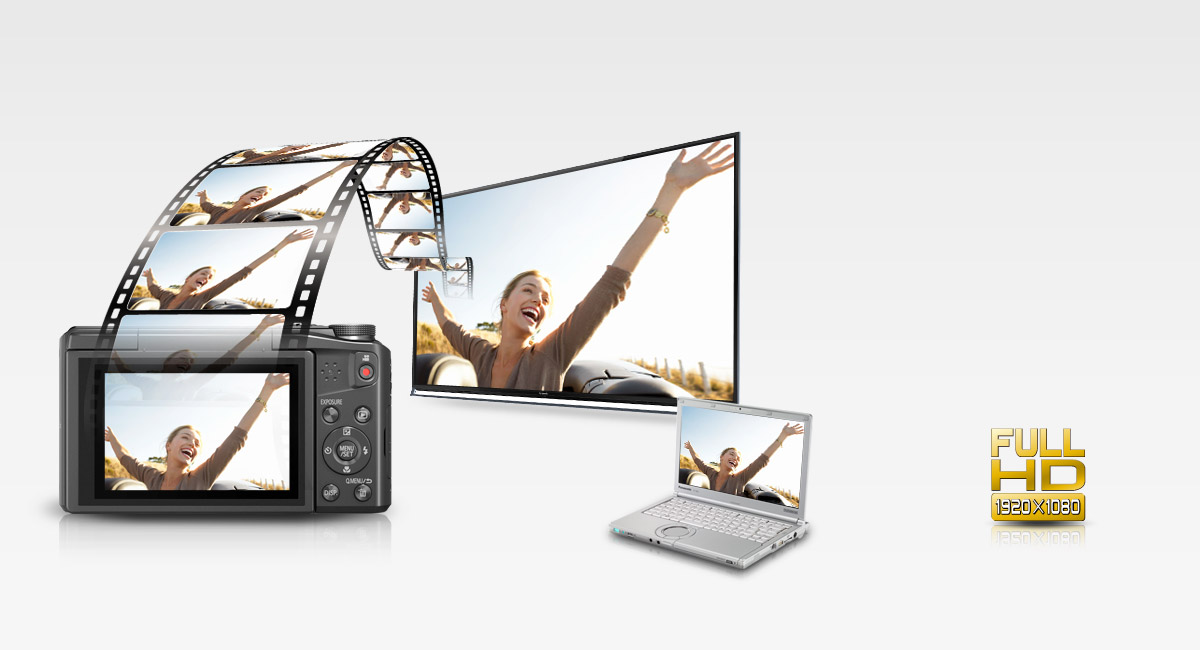 Full-HD minőségű videorögzítés MP4 formátumban