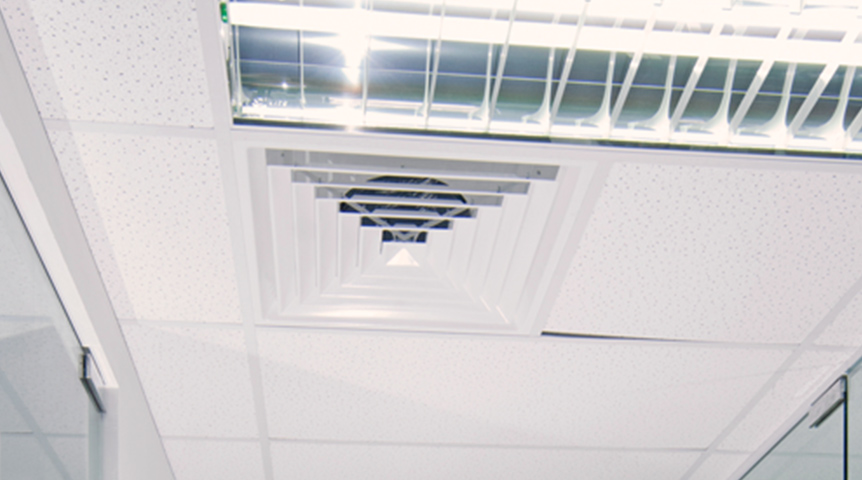 An image of a ceiling duct