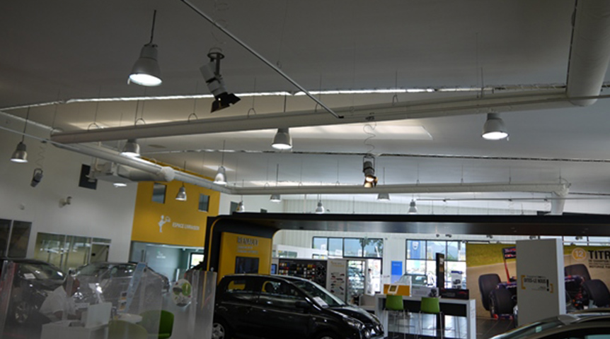 An image of Renault-Nissan dealer interior