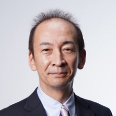 A picture of the vice president Takashi Ogasawara.