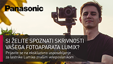 Kupite fotoaparat iz serije LUMIX G ali LUMIX S, se registrirajte in sodelujte v našem ekskluzivnem spletnem izobraževanju, ki ga vodi naš ambasador Luka Hrvatić!