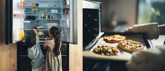 Image of family enjoying delicious and healthy dishes