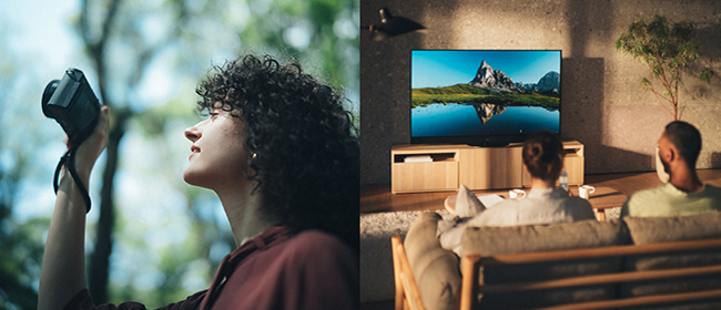 Image of family enjoying watching TV