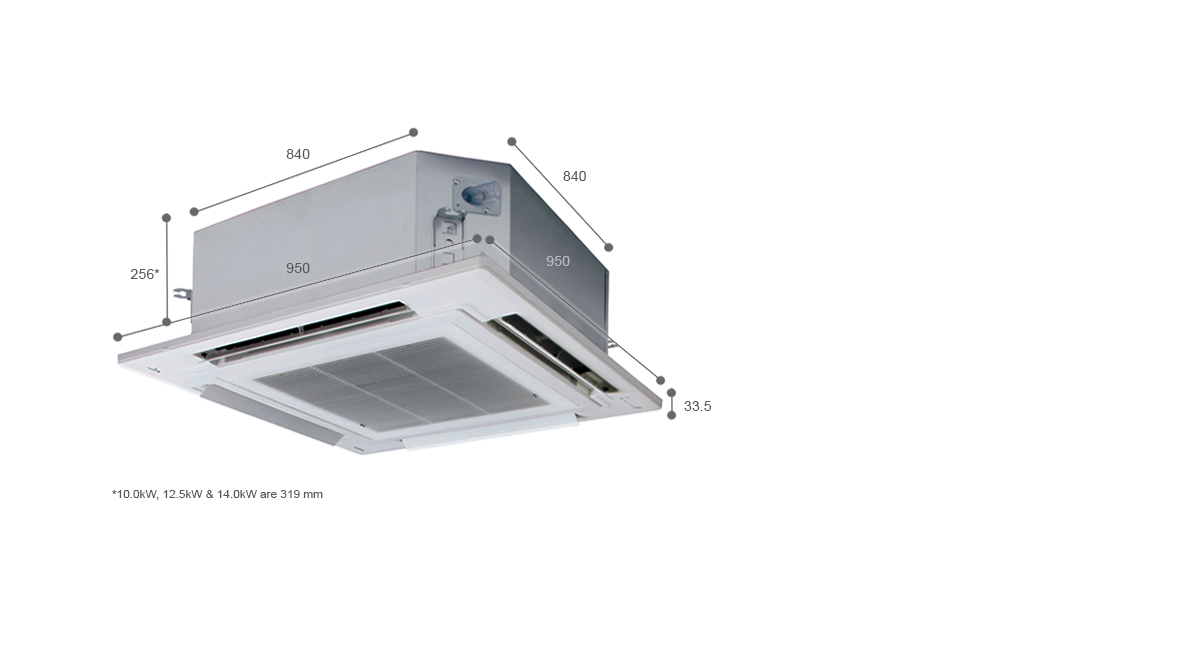 4 Way Ceiling Cassette Air Conditioning Panasonic Australia