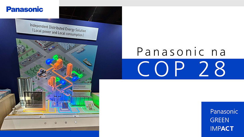 Panasonic destaca tecnologias que contribuem para minimizar o aquecimento global na COP 28 e reforça iniciativas no Brasil