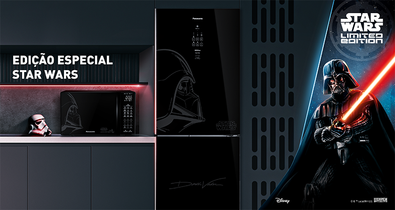 Star Wars e Panasonic: edição especial de geladeira chega aos pontos de vendas