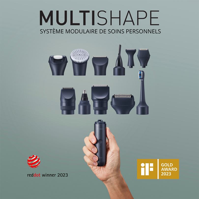 De nouvelles têtes de soin pour le système modulaire MULTISHAPE dédié aux hommes !