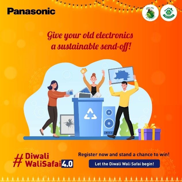 Panasonic returns with #DiwaliWaliSafai campaign; Fourth edition continues to drive awareness on responsible disposal of e-waste 