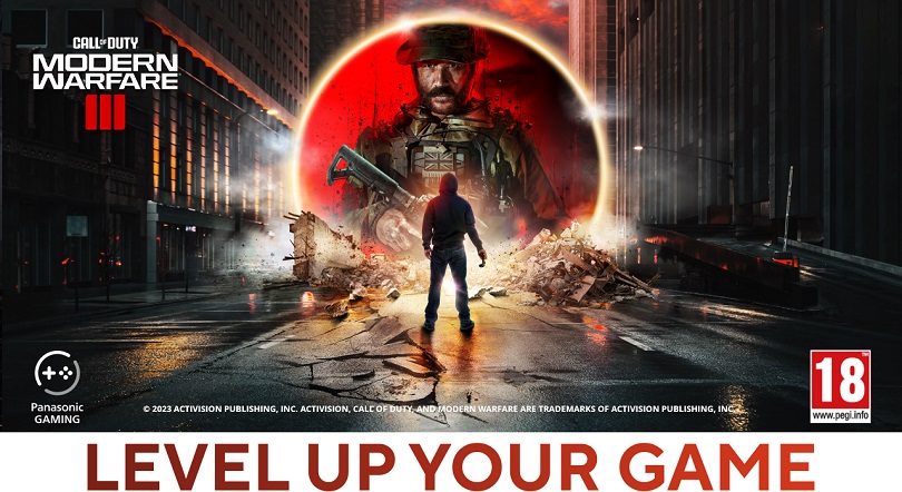 Porta il tuo gioco a un livello superiore: Panasonic è official TV partner* di “Call Of Duty®: Modern Warfare 3”