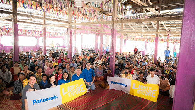 Panasonic Cambodia Donated Solar Lanterns To The Off-Grid Village In Kampong Speu Province