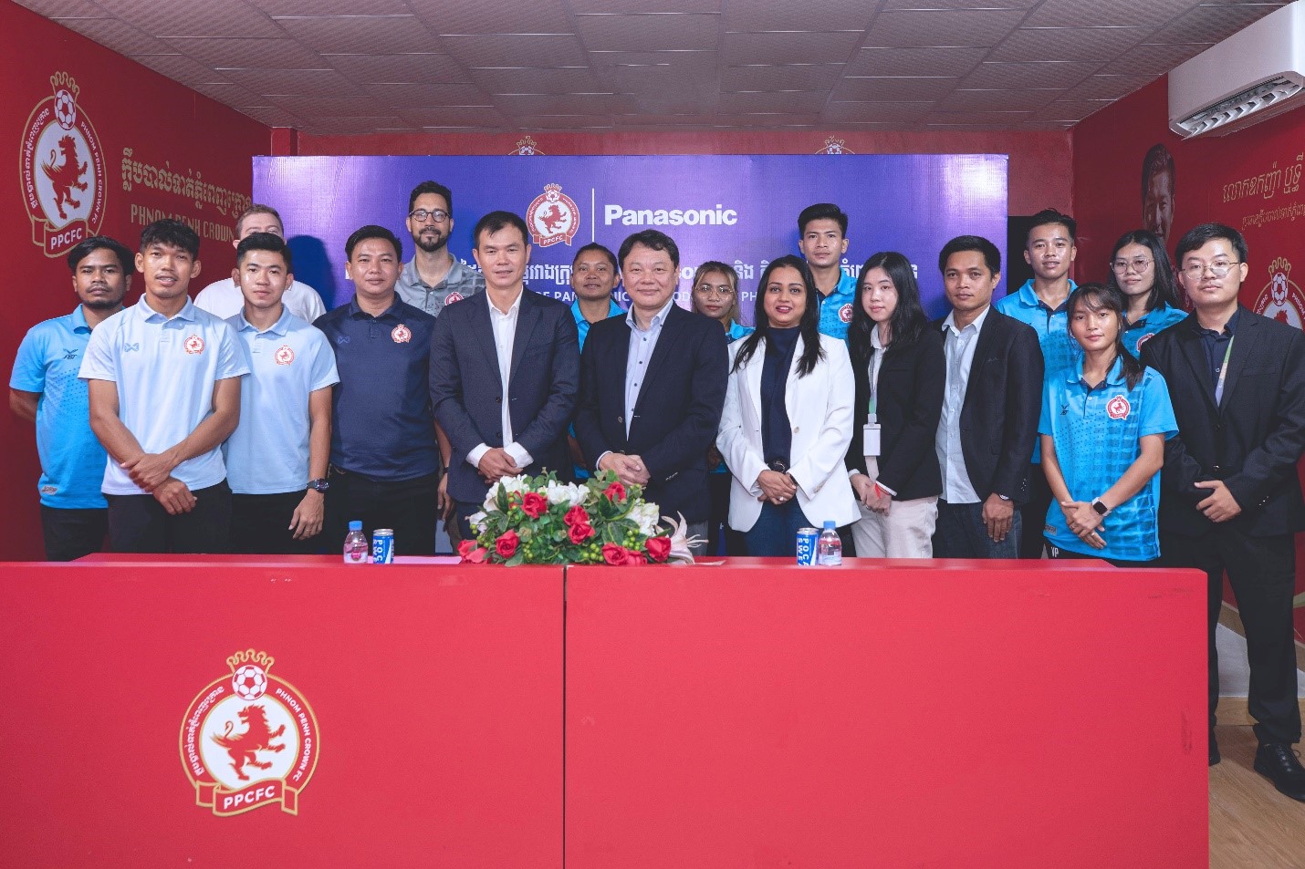 Panasonic Strikes a Strategic Partnership with Phnom Penh Crown Football Club for the 2023/24 Season