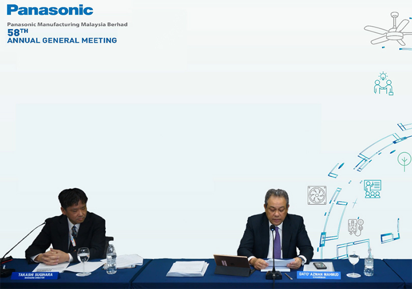 Panasonic Manufacturing Malaysia Berhad held its 58th Annual General Meeting 