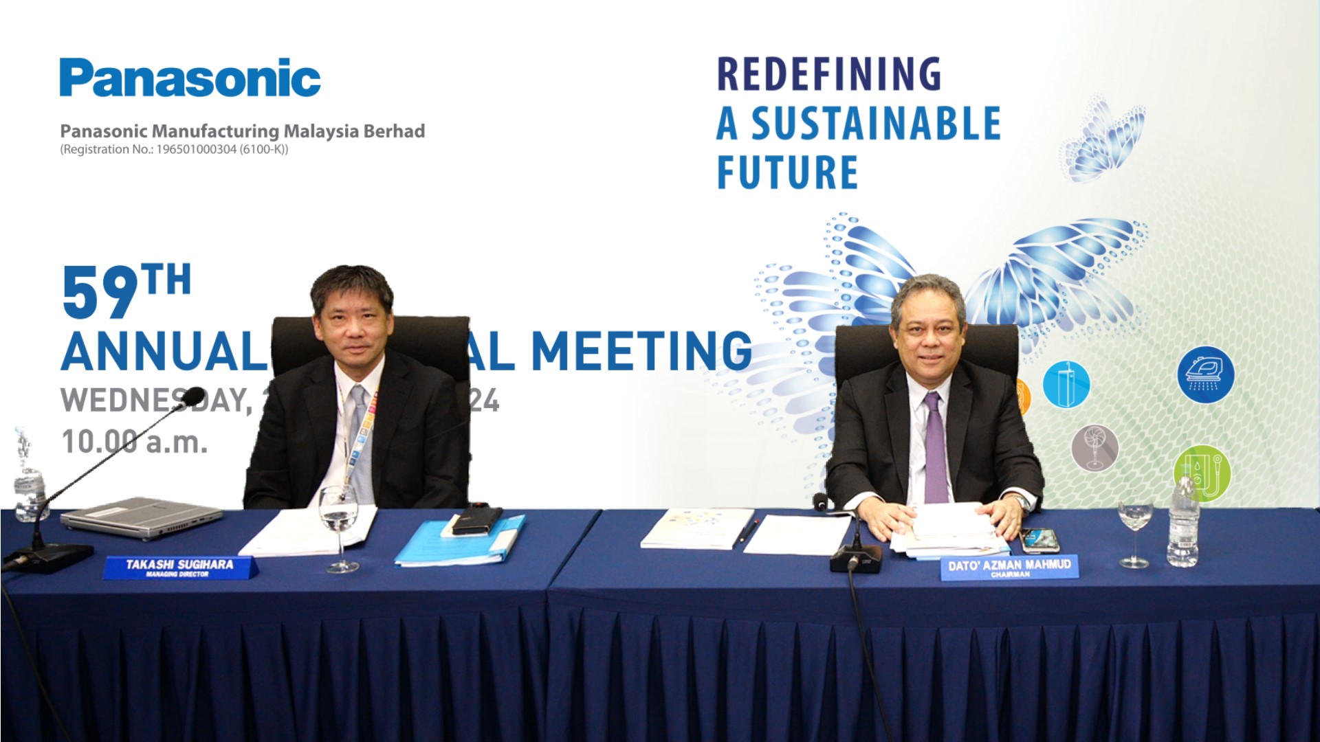 Panasonic Manufacturing Malaysia Berhad held its 59th Annual General Meeting