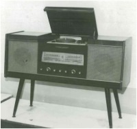 Photo of The first record player HE-44