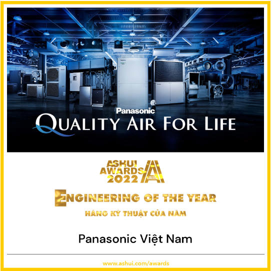 Panasonic được vinh danh “Hãng kỹ thuật của năm” Giải thưởng Ashui Awards 2022