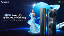 Siêu phẩm giặt sấy Venus và Tủ chăm sóc quần áo Panasonic