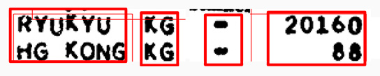 文字列の塊での認識イメージ
