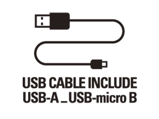 USB CABLE INCLUDE