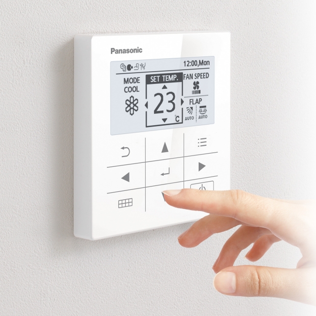 Large Lcd And Flat-Touch Keys For Seamless Control