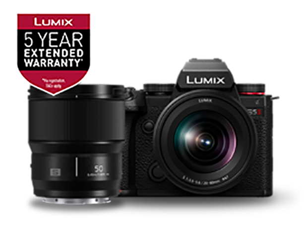 Photo of LUMIX S5II Full-Frame Mirrorless Camera – Body + 20-60mm and 50mm Twin Lens Kit