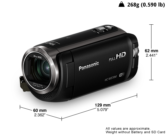 パナソニックのビデオカメラです【ワイプ撮り】 Panasonic HC-W570M