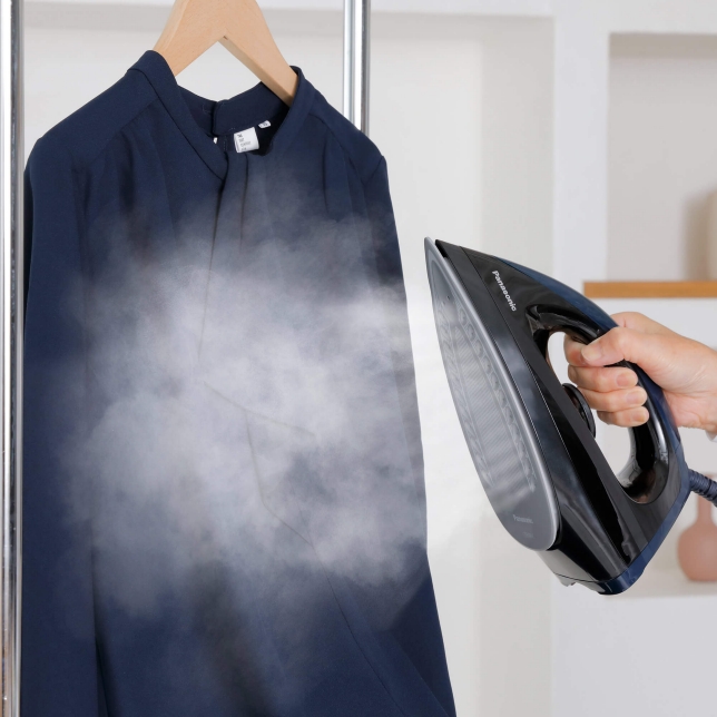 Doubles as Vertical Garment Steamer with up to 99.99%* Bacteria Removal