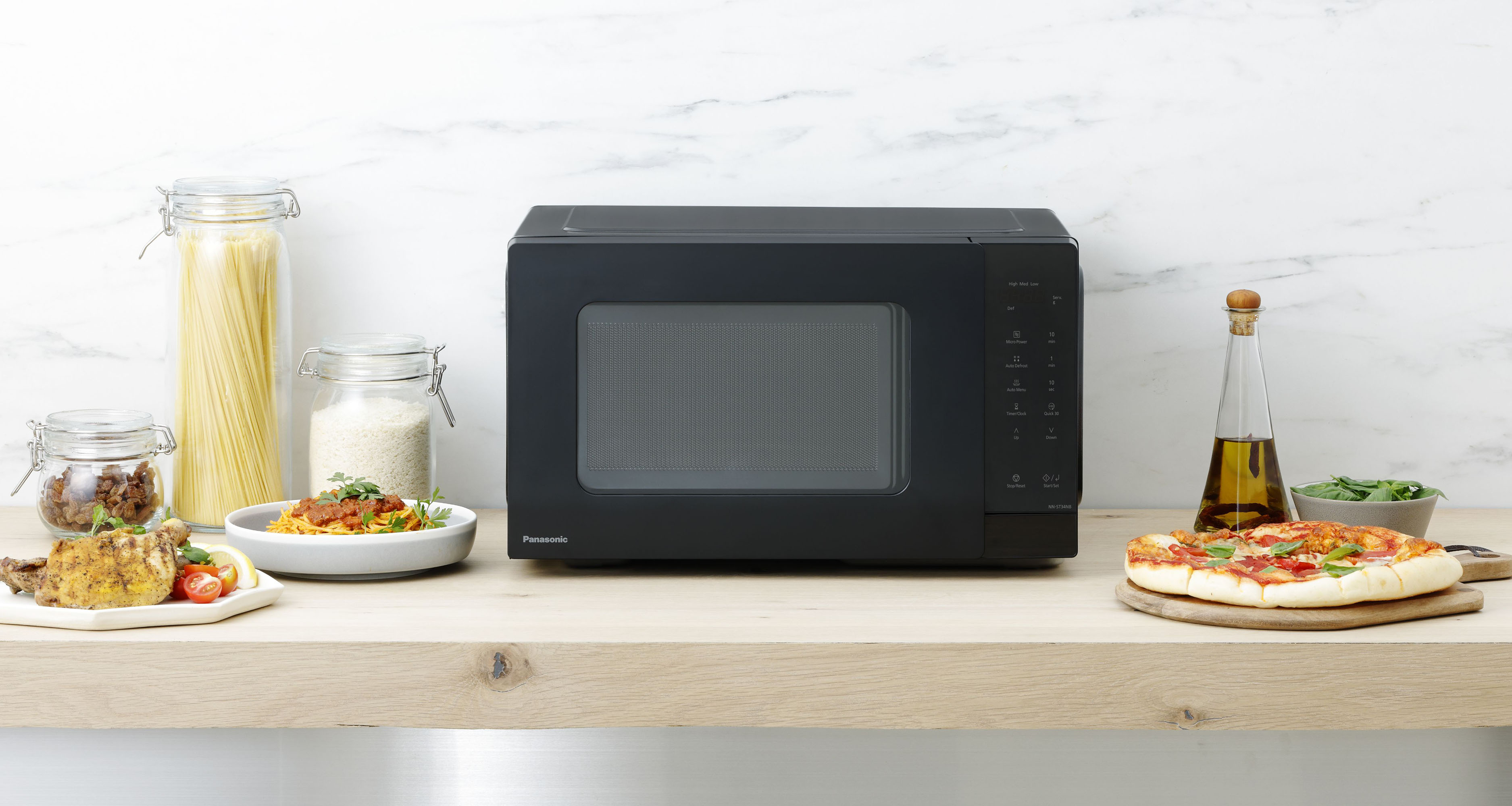 Specs Small & Compact Black Microwave Oven Panasonic Australia