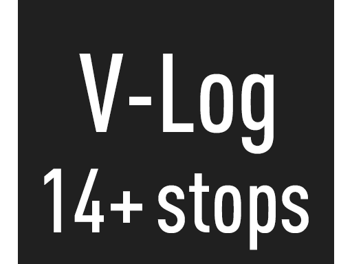 14+ stops V-Log