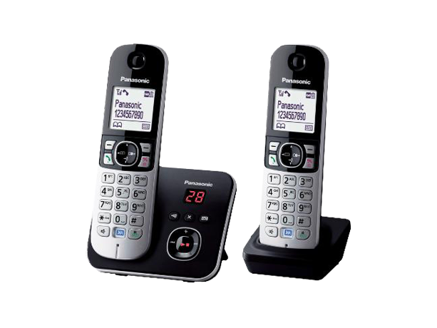 Photo de KX-TG6822 Téléphone sans fil DECT Duo avec répondeur