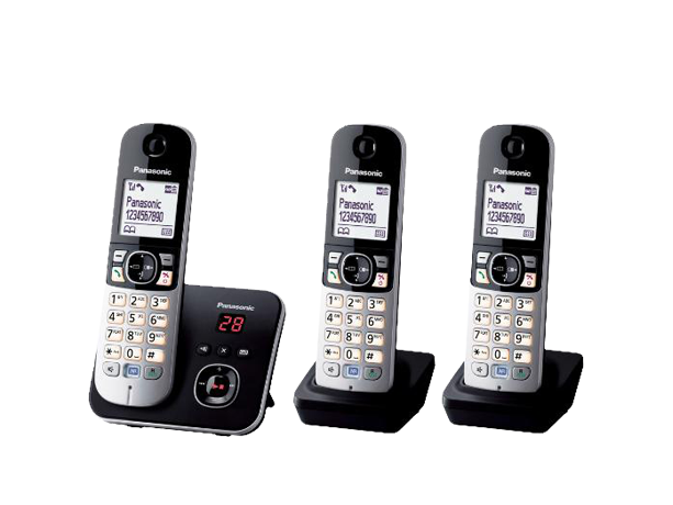 Photo de KX-TG6823 Téléphone sans fil DECT Trio avec répondeur