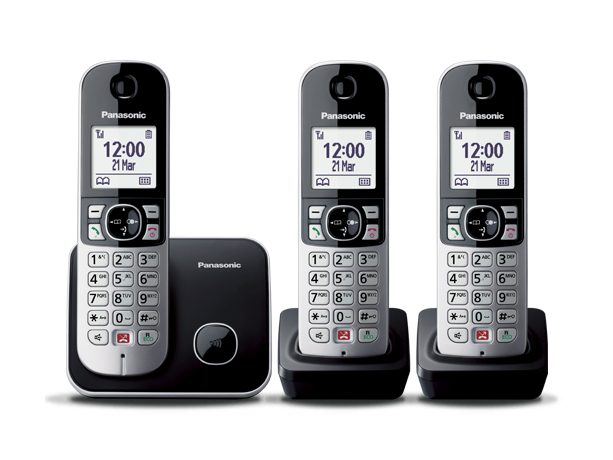 Foto van Digitale draadloze telefoon KX-TG6853