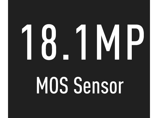 Високочувствителен MOS сензор 18,1-мегапиксела