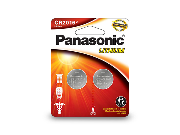 Photo of CR2016PA2BL Lithium Coin Batteries, 2-Pcs