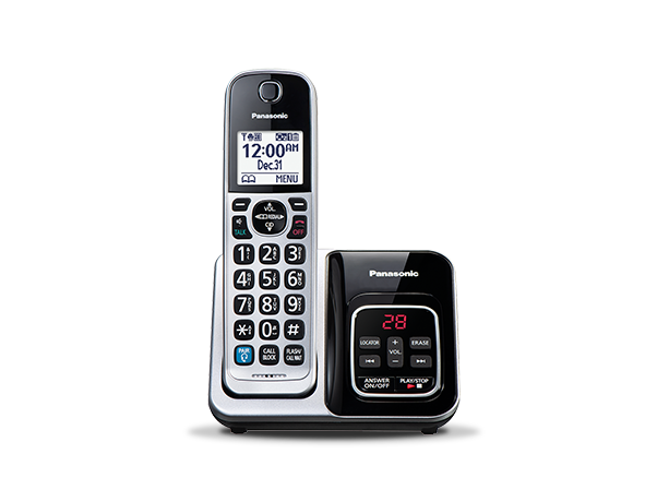 Photo of Digital Cordless Answering System with 1 handset and Bluetooth Headset Connectivity KX-TGD890S