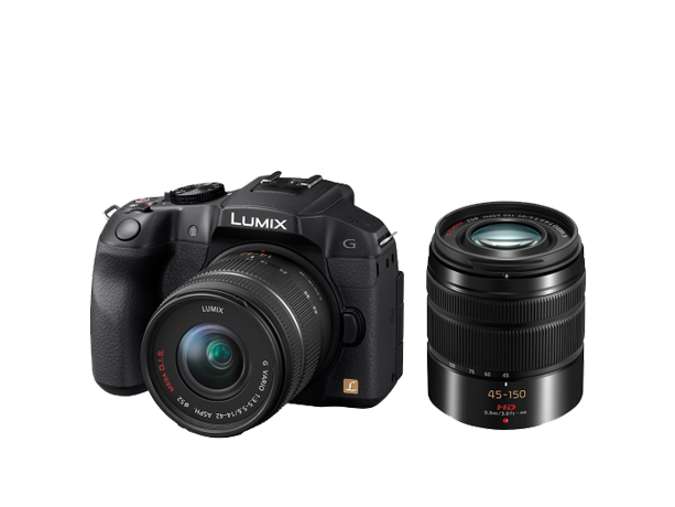 Produktabbildung DMC-G6W Lumix G DSLM Wechselobjektiv-Kamera