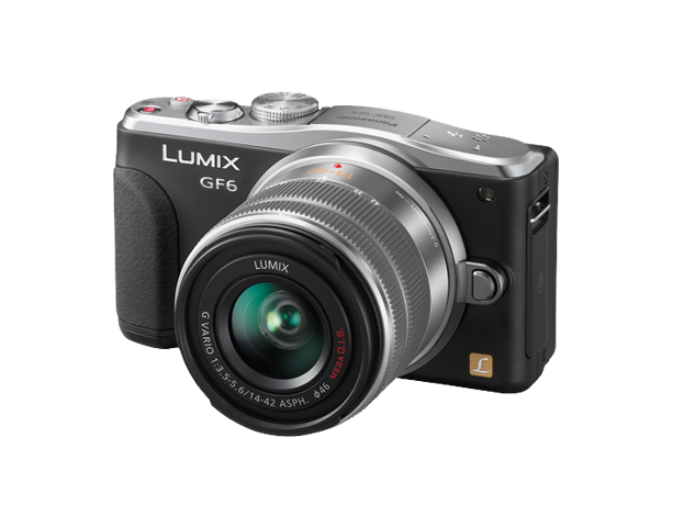 Produktabbildung DMC-GF6K Lumix G DSLM Wechselobjektiv-Kamera
