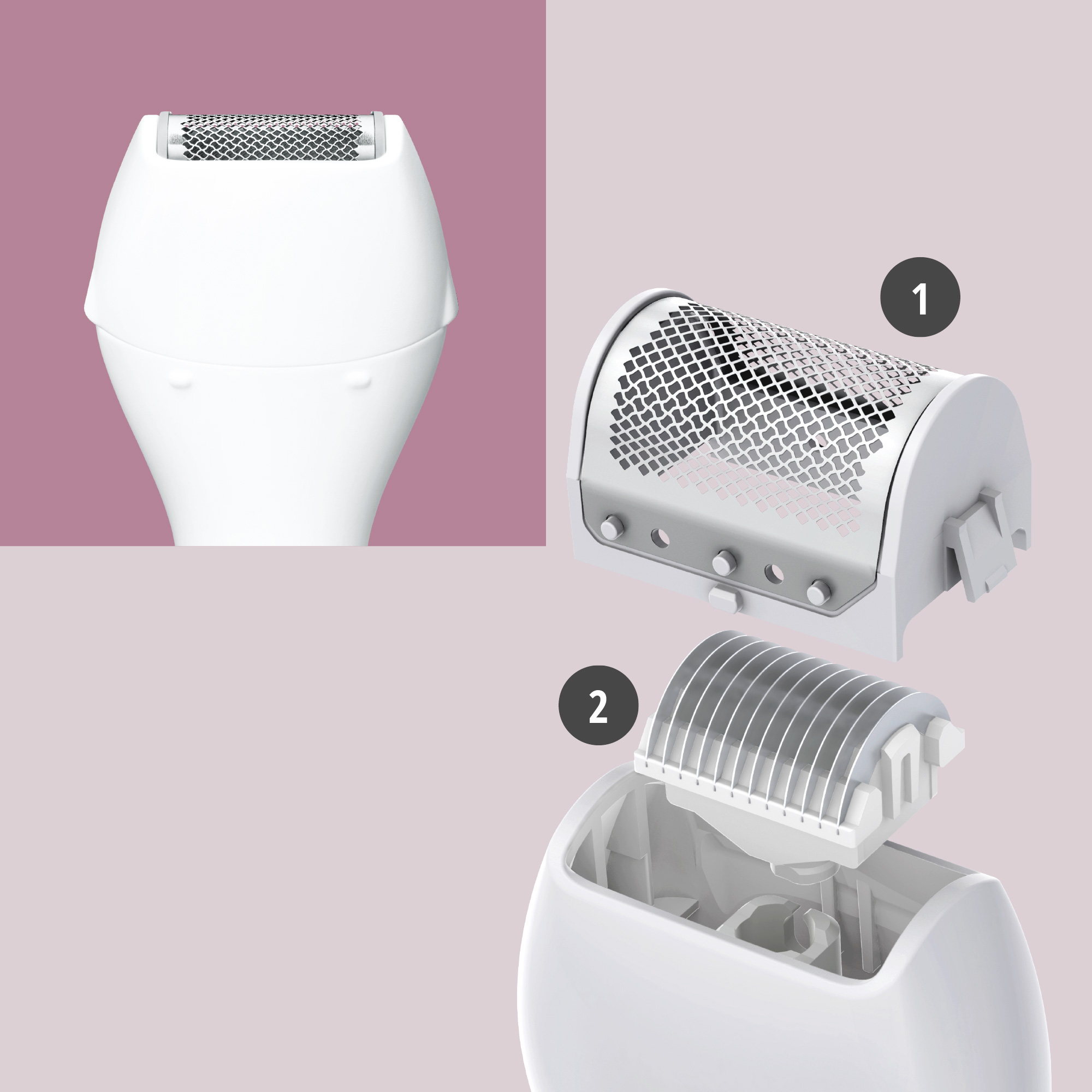 Bikini-Rasierer für seidig glatte Haut