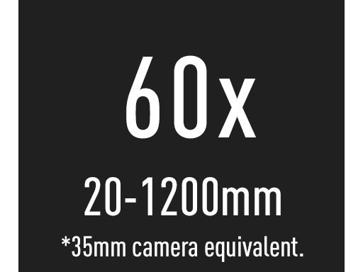 Zoom optique 60x