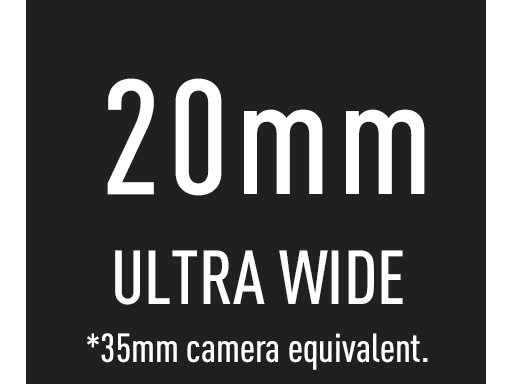 Ultra grand-angle 20 mm