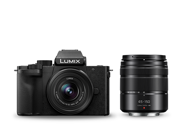 Photo de Appareil photo LUMIX G DC-G100D avec USB Type C et H-FS12032 / H-FS45150