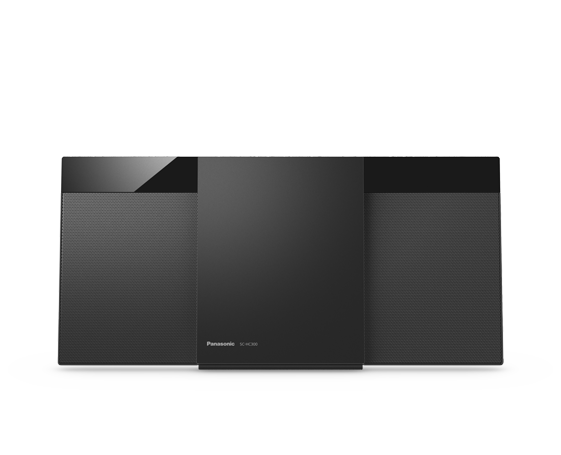 Panasonic SC-HC300EG-W - Microcadena (Home Audio Micro System, 1 Discos, 20  W, de 1 Vía, Radio FM, Bluetooth, Diseño Elegante y Fino, Sistema Hi Fi,  Sonido Nítido y Puro) Color Blanco 