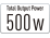500 W Výkon