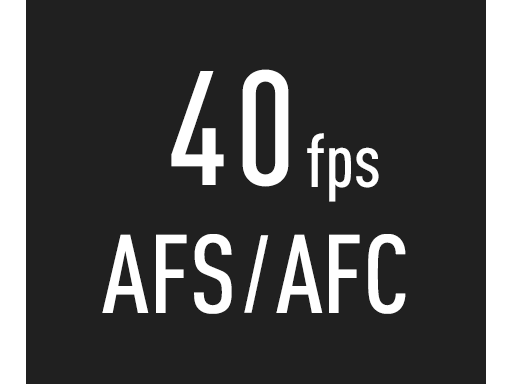 AFS/AFC kontinuerlig optagelse med 40 fps