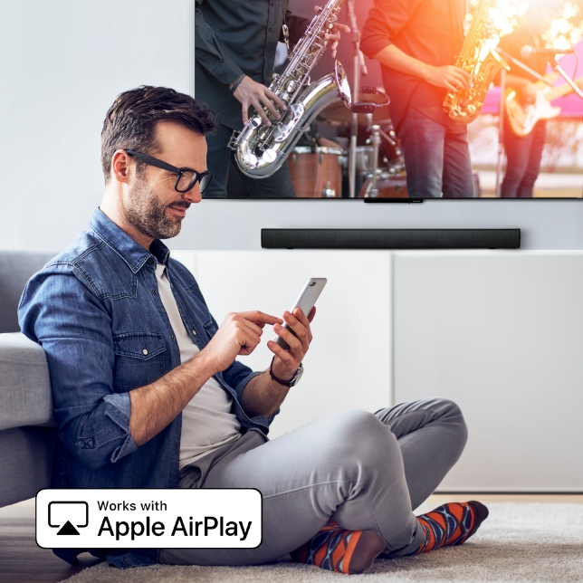 Se. Lyt. Del. Med AirPlay kan du gøre det hele.