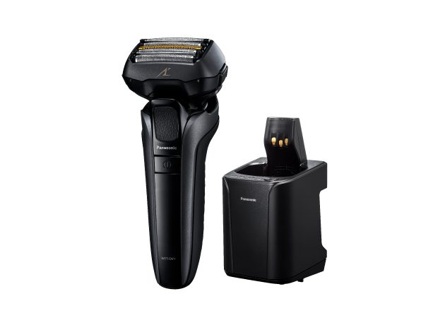 Foto de ES-LV9U: la afeitadora eléctrica de 5 hojas para uso en seco y en mojado, con sensor para barbas, motor avanzado y estación de limpieza/carga