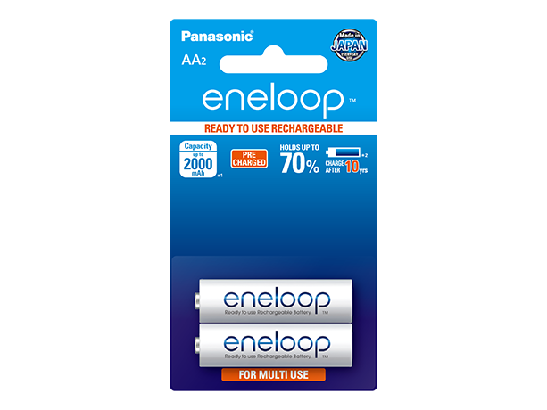 Photo of eneloop AA Ni-MH Pre-Charged Rechargeable Batteries, 2-Pcs