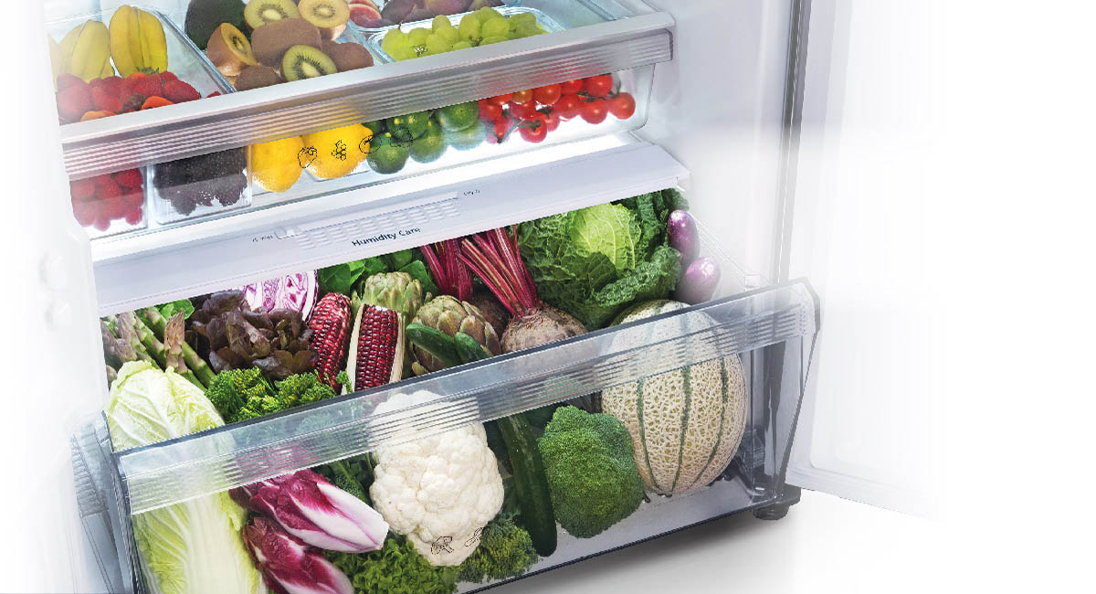 Two-layer vegetable case